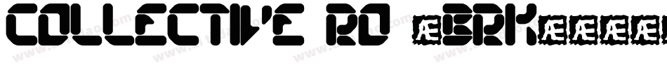 Collective RO (BRK)字体转换